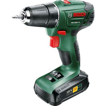 Bosch PSR 1800 Li-2 2x1.5 Ah Akülü 241 Parça Set Vidalama Makinesi