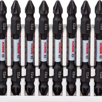 Bosch PZ2 65 mm 8'li Impact Control Serisi Çift Taraflı Vidalama Ucu