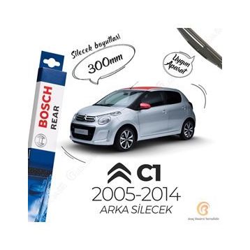 Bosch Rear 2005-2014 Citroen C1 Arka Silecek