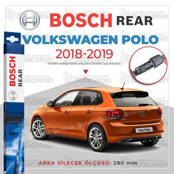 Bosch Rear A282H Volkswagen Polo 2018 - 2019 Arka Silecek