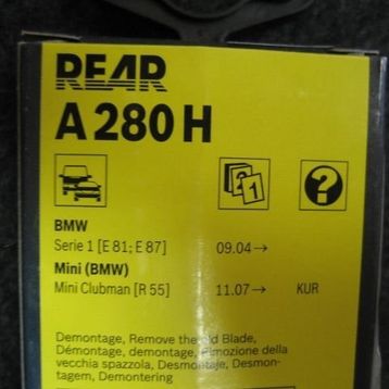 Bosch Rear BMW 1 Serisi 2004-2011 E81-E87 Arka Silecek