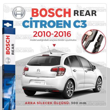 Bosch Rear H301 Citroen C3 2010 - 2016 Arka Silecek