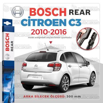 Bosch Rear H301 Citroen C3 2010 - 2016 Arka Silecek