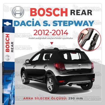Bosch Rear H840 Dacia Sandero Stepway 2012 - 2014 Arka Silecek