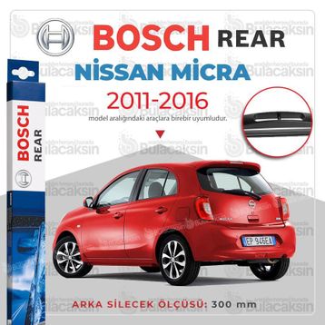 Bosch Rear Nissan Micra 2011-2016 Arka Silecek