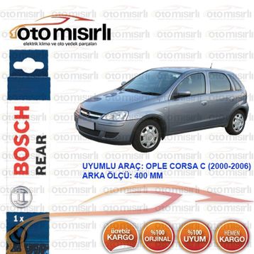 Bosch Rear Opel Corsa C 2000-2006 Arka Silecek