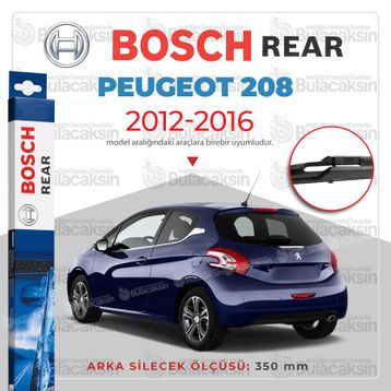 Bosch Rear Peugeot 208 2012-2016 Arka Silecek