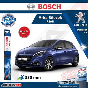 Bosch Rear Peugeot 208 2012-2019 Arka Silecek