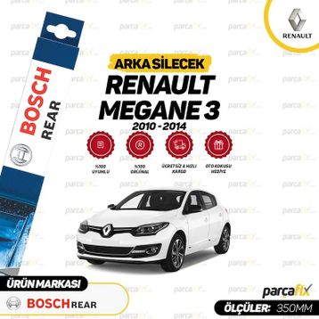 Bosch Rear Renault Megane 3 2010-2014 Arka Silecek