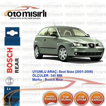 Bosch Rear Seat Ibiza 2001-2006 Arka Silecek Seti