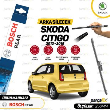 Bosch Rear Skoda Citigo 2012-2015 Arka Silecek