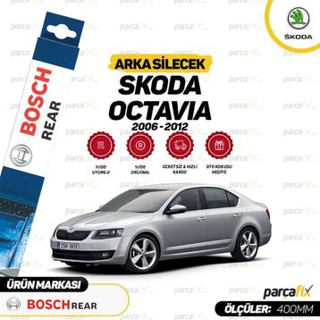 Bosch Rear Skoda Octavia 2006-2012 Arka Silecek
