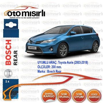 Bosch Rear Toyota Auris 2013-2017 Arka Silecek