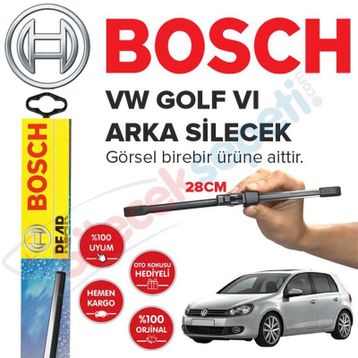 Bosch Rear Volkswagen Golf 6 2009-2012 5K1 Arka Silecek