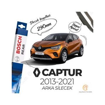 Bosch Renault Captur Arka 2013 2021 Rear H840 Silecek