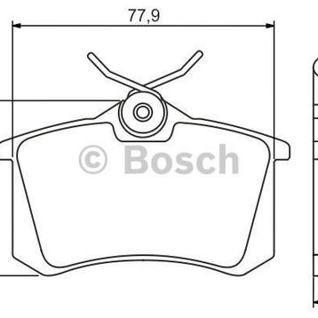 Bosch Renault Clio III 1.4 2005-2011 Arka Balata