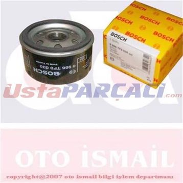 Bosch Renault Laguna II 1.8 16V 2001-2007 Yağ Filtresi