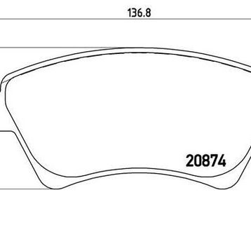 Bosch Renault Megane 2 1.5 dCi 2002-2009 Arka Balata
