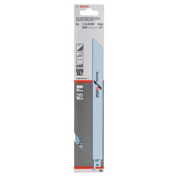 Bosch S 1122 BF 2'li Flexible Metal Panter Testere Bıçağı