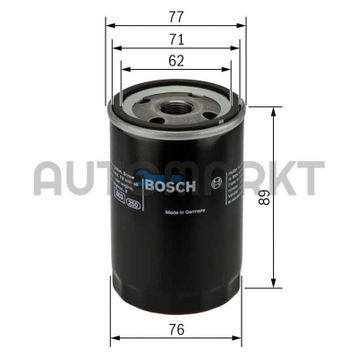 Bosch SAAB 900 I 2.0 1978-1983 Yağ Filtresi