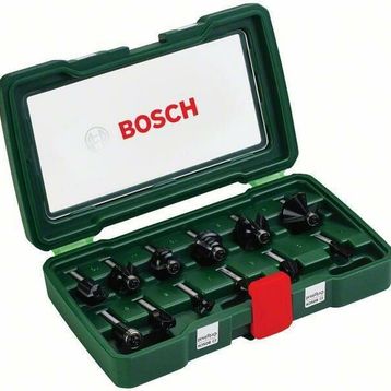 Bosch Şaftlı 8 mm 12 Parça Karışık Freze Ucu Seti