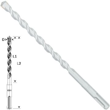 Bosch SDS-Plus-1 10x150x210 mm Taş Beton Matkap Uç