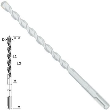 Bosch SDS-Plus-1 10x150x210 mm Taş Beton Matkap Uç