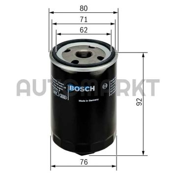 Bosch Seat Cordoba 1.4 2004-2007 Yağ Filtresi