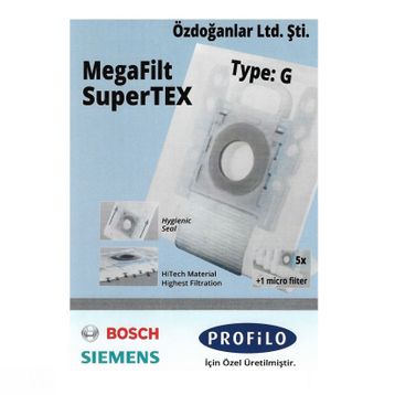 Bosch Siemens G Tipi Süpürge Torbası