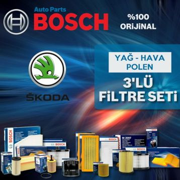 Bosch Skoda Octavia 2.0 Tdı Combi CLCB Filtre Seti