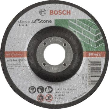 Bosch Standard Seri 115x2.5 mm Taş Bombeli Taş Kesme Diski