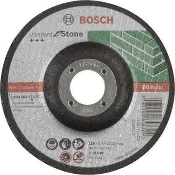 Bosch Standard Seri 115x2.5 mm Taş Bombeli Taş Kesme Diski