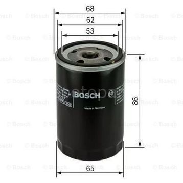 Bosch Suzuki Swift 1.3i 16V 2001-2004 Yağ Filtresi