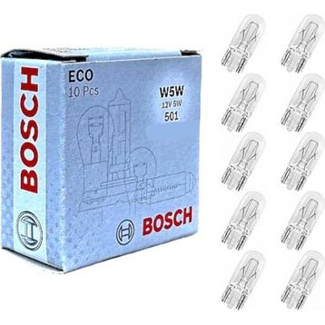 Bosch T10 W5W Dipsiz 10 Adet Park Ampulü