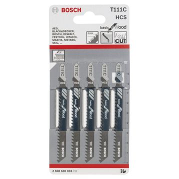 Bosch T111C 5 Adet Dekupaj Testeresi Bıçağı
