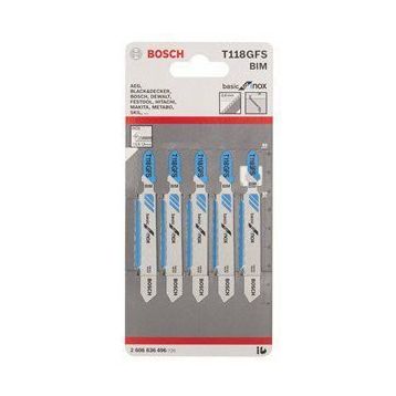 Bosch T118B 5'li Metal Dekupaj Testere Bıçağı