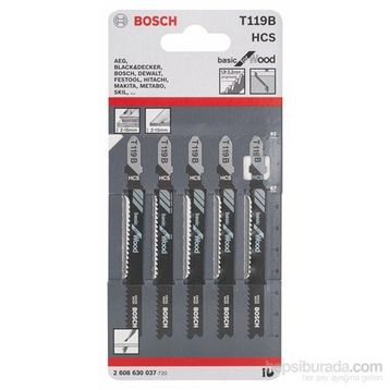 Bosch T119 B Ahşap Dekupaj Testere Bıçağı
