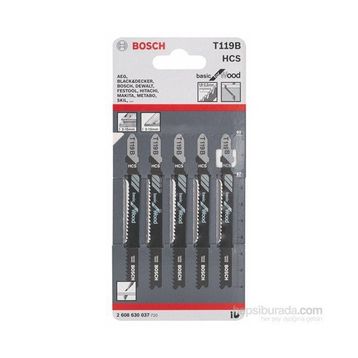 Bosch T119 B Ahşap Dekupaj Testere Bıçağı