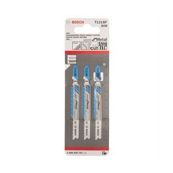 Bosch T121AF 3'lü Paket Dekupaj Testeresi Bıçağı