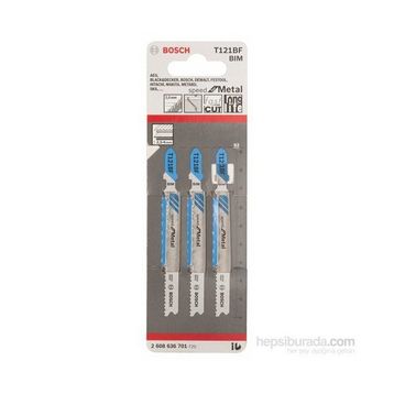 Bosch T121AF 3'lü Paket Dekupaj Testeresi Bıçağı
