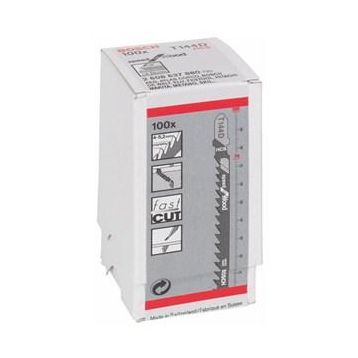 Bosch T144D 100'lü Paket Dekupaj Testeresi Bıçağı
