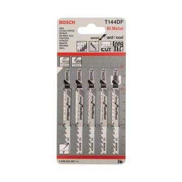Bosch T144DF 5'li Paket Dekupaj Testeresi Bıçağı