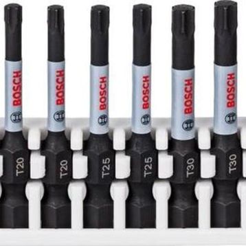 Bosch T15 T20x2 T25x2 T30x2 T40 50 mm 8'li Impact Control Serisi Vidalama Ucu