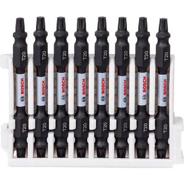 Bosch T20 65 mm 8'li Impact Control Serisi Çift Taraflı Vidalama Ucu