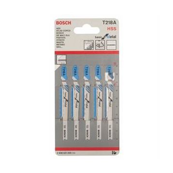 Bosch T218A 5'li Paket Dekupaj Testeresi Bıçağı
