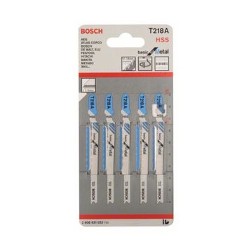 Bosch T218A 5'li Paket Dekupaj Testeresi Bıçağı