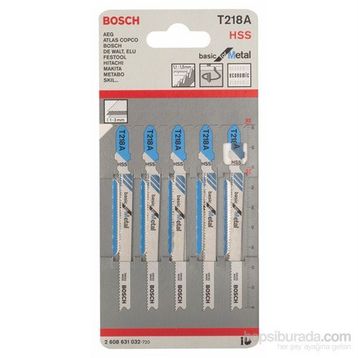 Bosch T218A 5'li Paket Dekupaj Testeresi Bıçağı