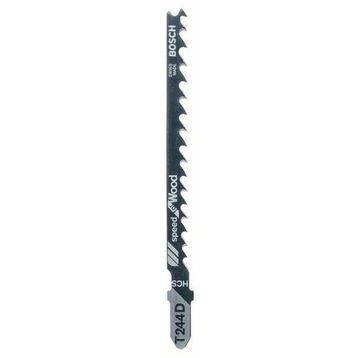 Bosch T244D 5'li Paket Dekupaj Testeresi Bıçağı