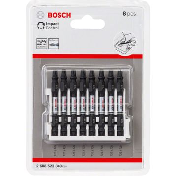 Bosch T25 65 mm 8'li Impact Control Serisi Çift Taraflı Vidalama Ucu