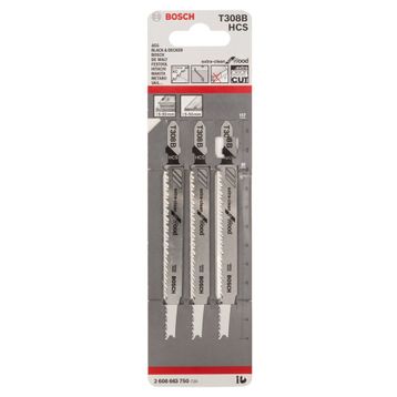 Bosch T308B 3'lü Paket Dekupaj Testeresi Bıçağı